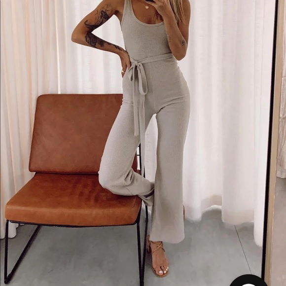 Princess Polly beige Callie jumpsuit - Picture 4 of 4